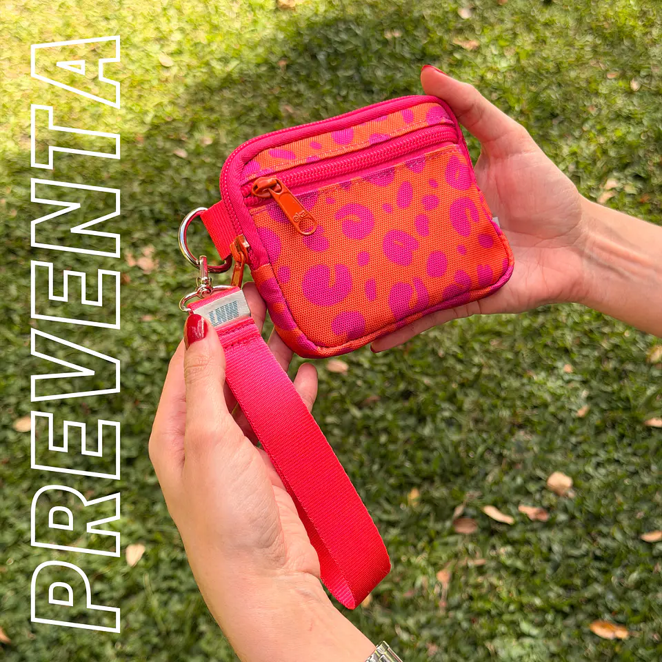 Iris Wallet Orange Leopard 1