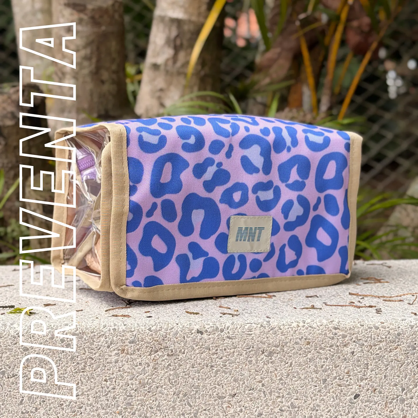 Organizador Triángulo Leopardo Lila 1