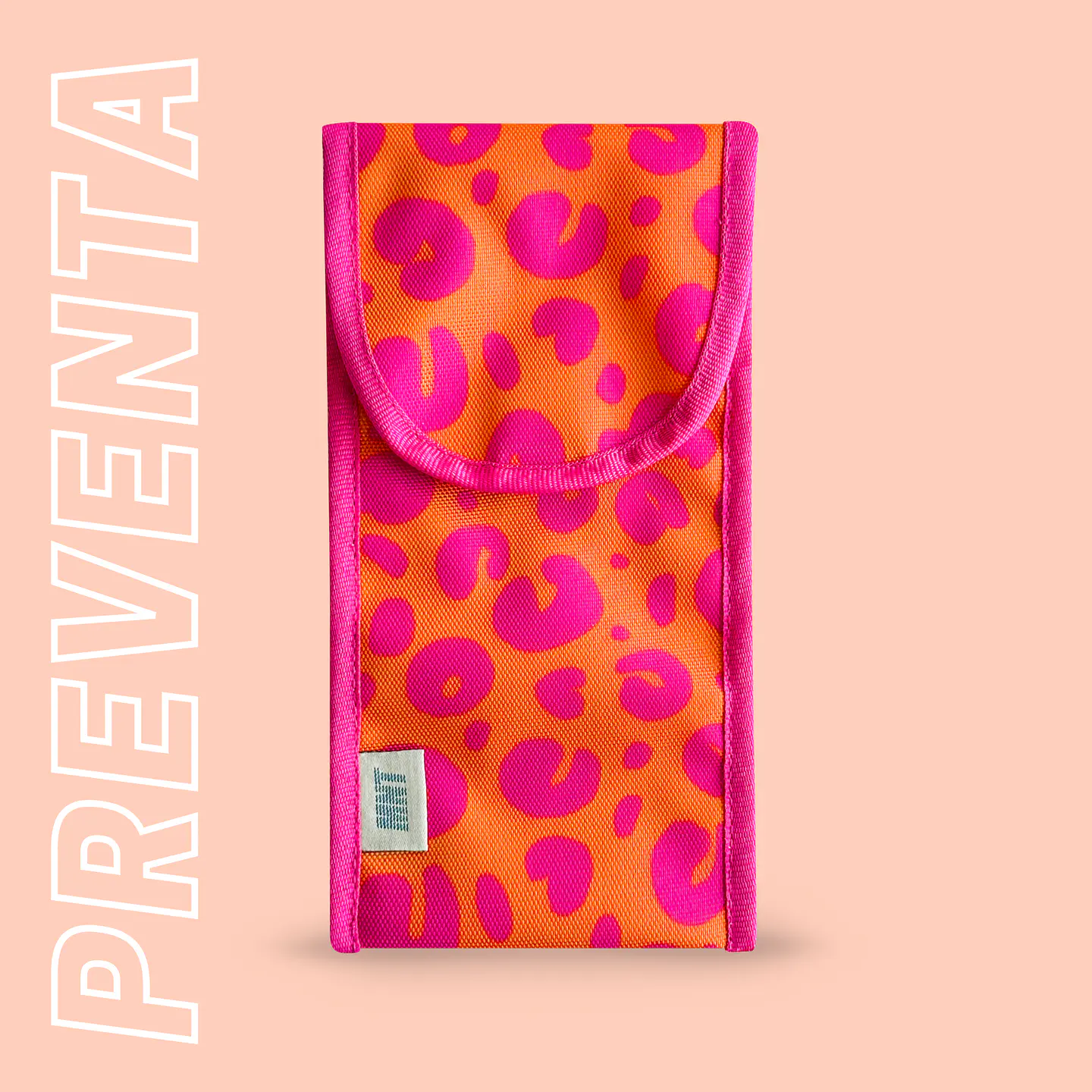 Portacepillos Orange Leopard 1