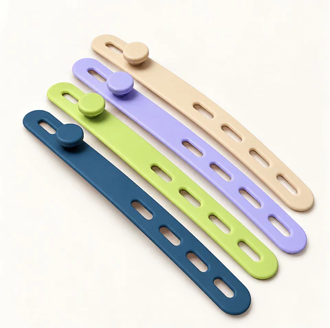 Sujetadores para Cables de Silicona lila