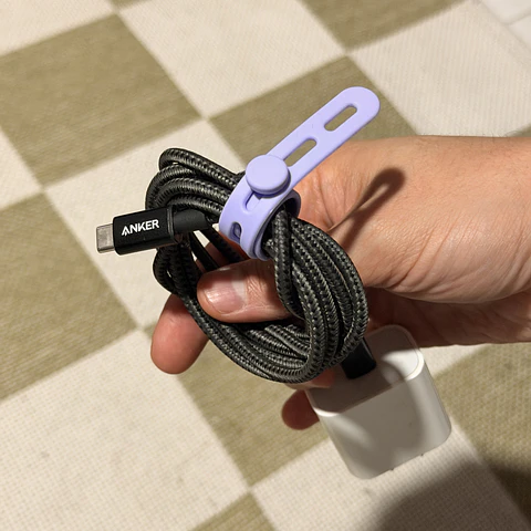 Sujetadores para Cables de Silicona lila