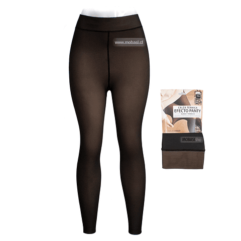 Calza Térmica Efecto Panty con Forro de Polar Suave