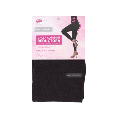 Calza Reductora Algodón extra suave Tiro alto