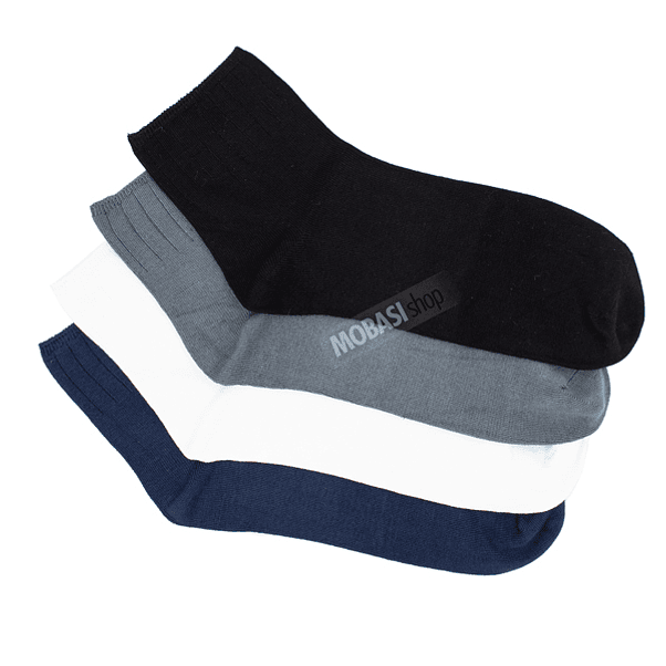 x12 Pares Calcetines Bambú Media caña - Sin costura 3