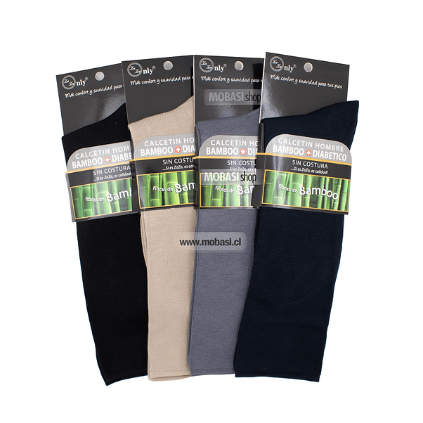 x12 Calcetín Largo Bambú Ejecutivo - Sin costura 1