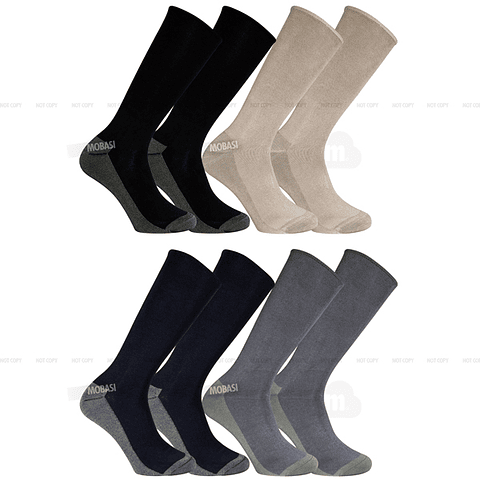 x4 Calcetín Bambú +COBRE Ejecutivo - Sin costura