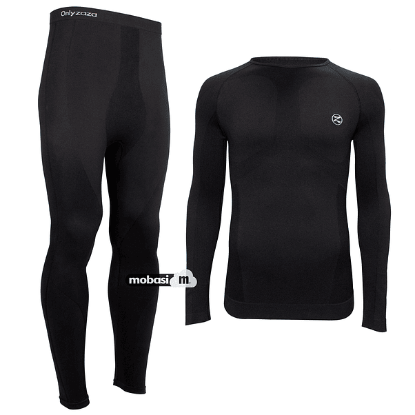 Conjunto Microfibra Primera Capa Compresión Sin Costura 1