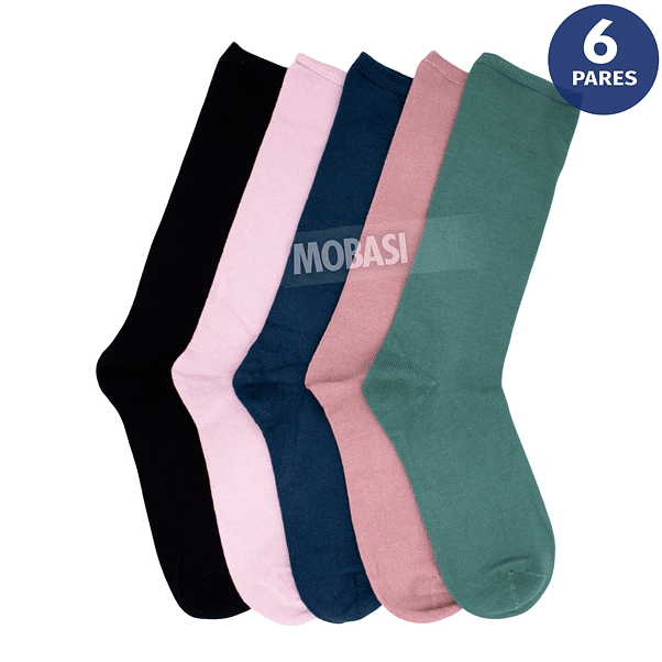 x6 Calcetines Largos de Bambú - Sin costura 2