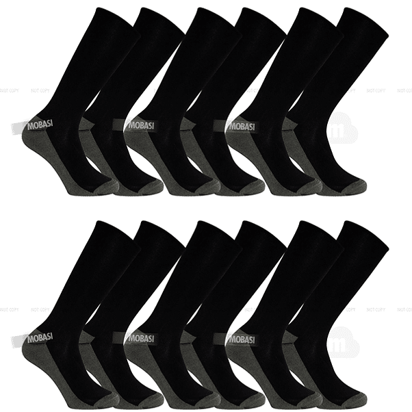 x6 Calcetín Bambú +COBRE Ejecutivo - Sin costura 3