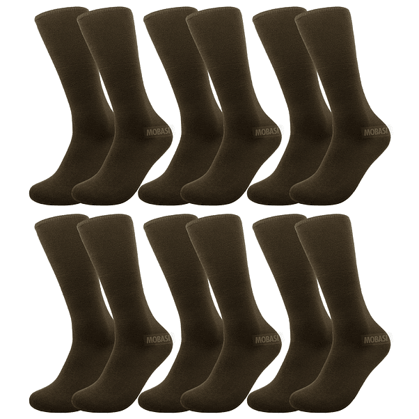 x6 Calcetín Bambú Uniformado Carabineros - Sin costura 4