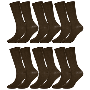 x6 Calcetín Bambú Uniformado Carabineros - Sin costura