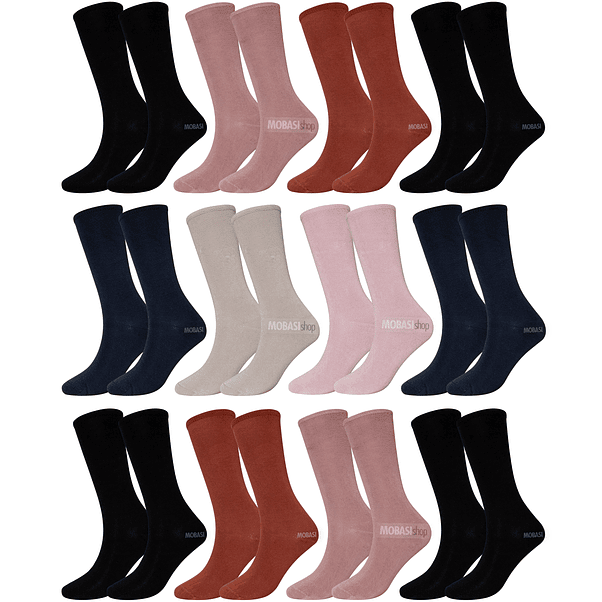 x12 Calcetines Largos de Bambú Juvenil - Sin costura 2