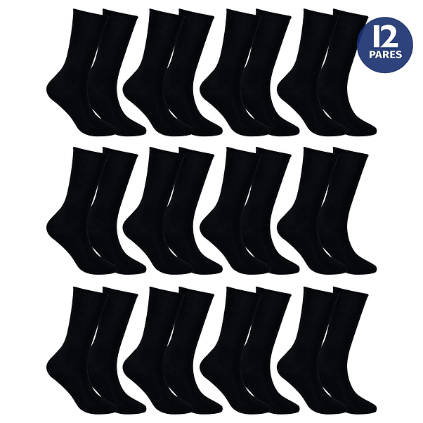 x12 Calcetines Largos de Bambú - Sin costura 3