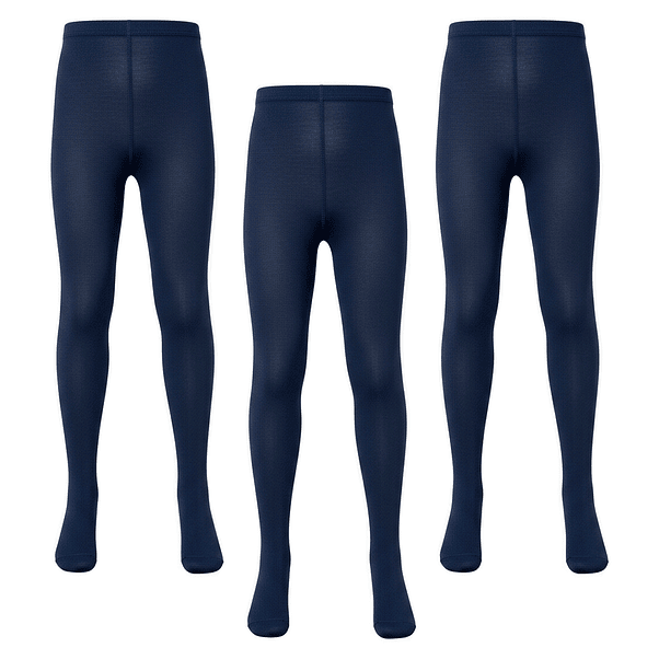 X3 Panty Escolar Bambú Ballerinas Gruesas Colegio Sin Costura 6