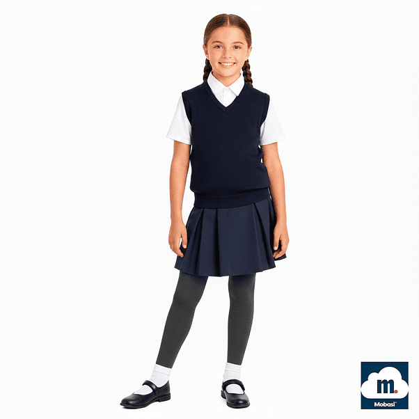 Panty Escolar Microfibra Strech Ballerina Delgada Sin Costura 2