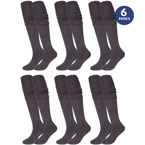 X6 Bucanera Escolar Medias Calceta Extra Larga Sobre Rodilla 4