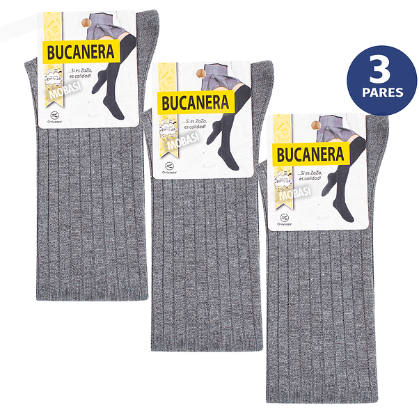 X3 Bucanera Escolar Medias Calceta Extra Larga Sobre Rodilla 1