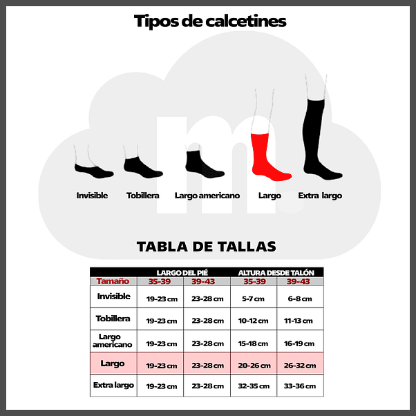 x4 Calcetín Bambú Diabético Puño ancho - Sin costura 4
