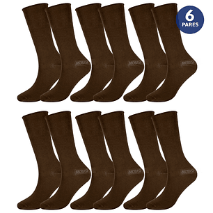 x6 Calcetín Bambú Uniformado Carabineros - Sin costura