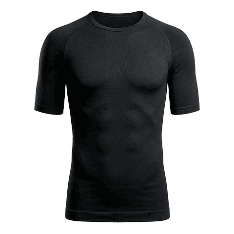 Camiseta Microfibra Primera Capa Compresión Sin Costura
