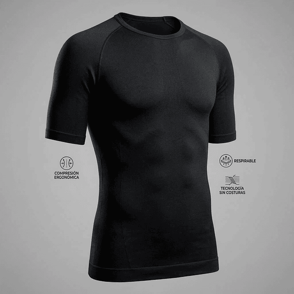 Camiseta Microfibra Primera Capa Compresión Sin Costura 4