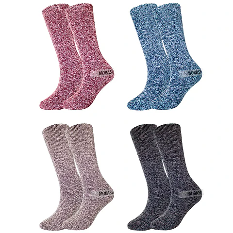 Pack X4 Pares Calcetín Mujer Ultra Térmicos Chiporro Invierno