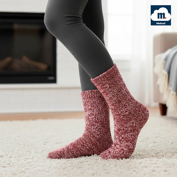 Pack X6 Pares Calcetín Mujer Ultra Térmicos Chiporro Invierno 4