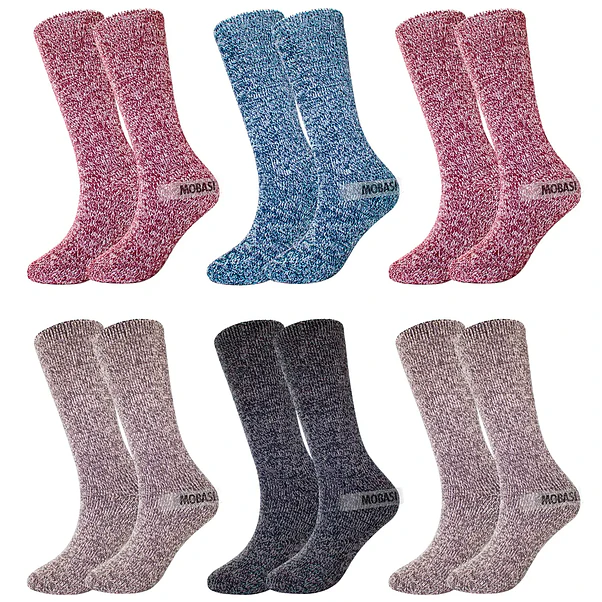 Pack X6 Pares Calcetín Mujer Ultra Térmicos Chiporro Invierno 1