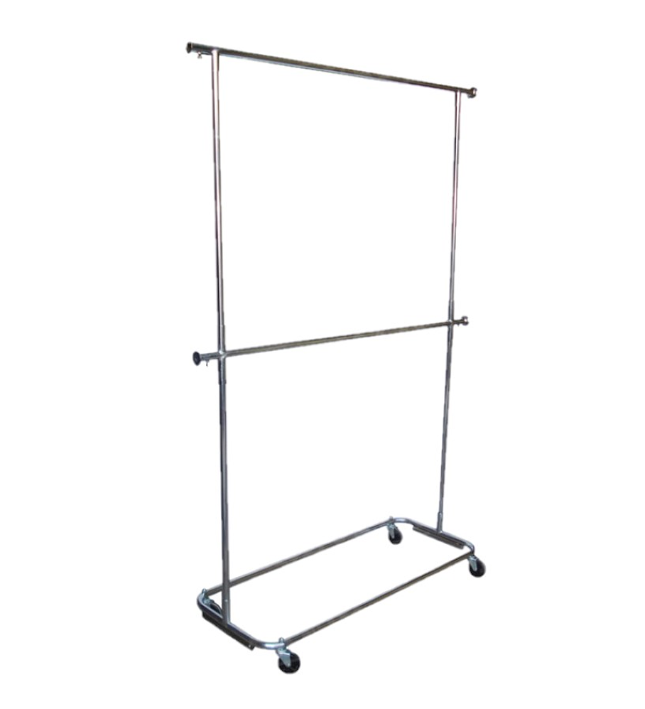 ME-06 RACK DOBLE HACIA ARRIBA CROMADO