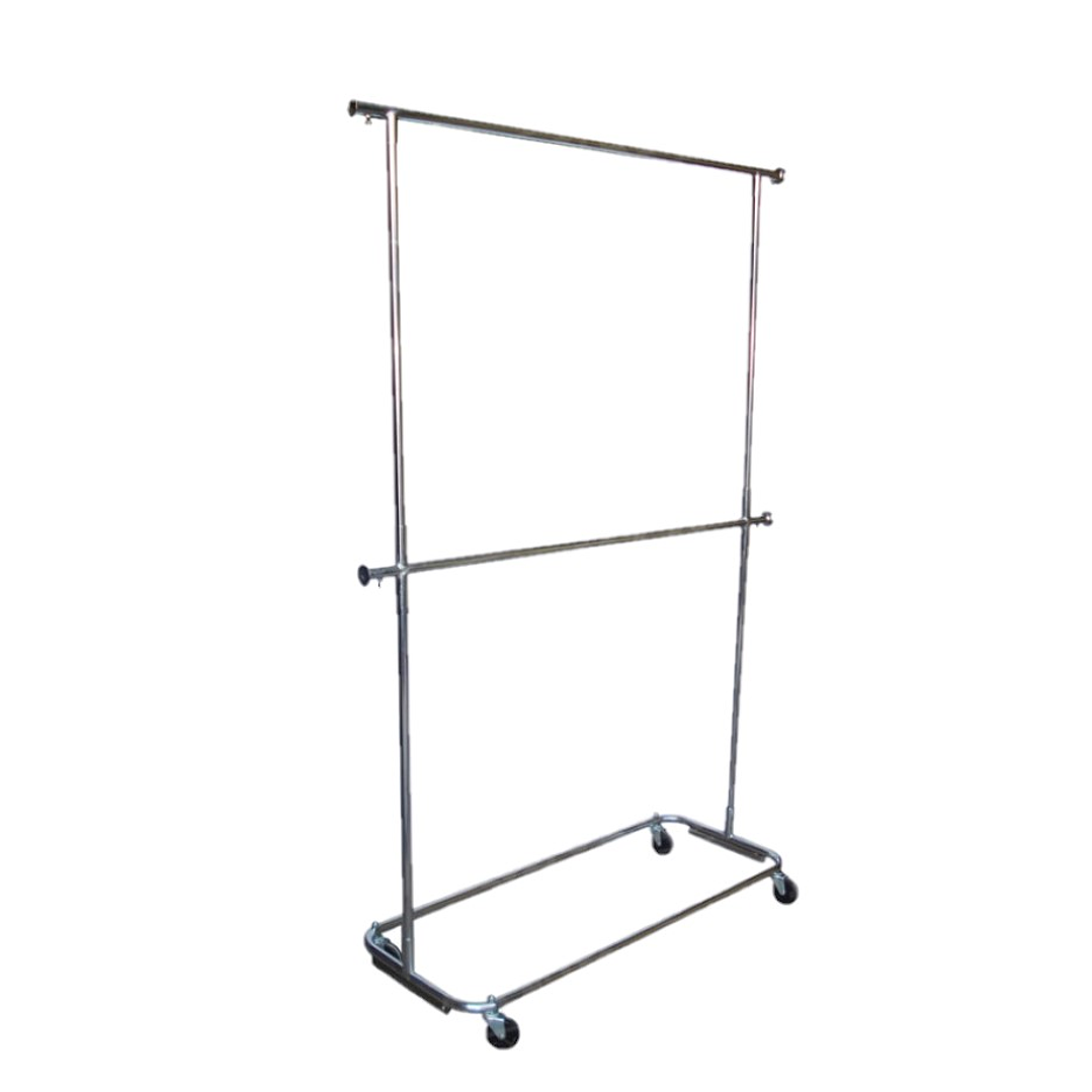ME-06 RACK DOBLE HACIA ARRIBA CROMADO 1