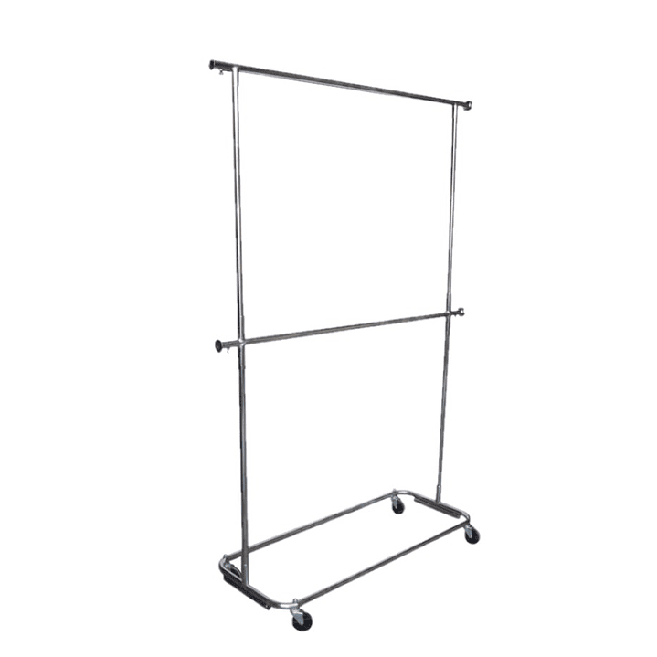ME-06 RACK DOBLE HACIA ARRIBA CROMADO 1