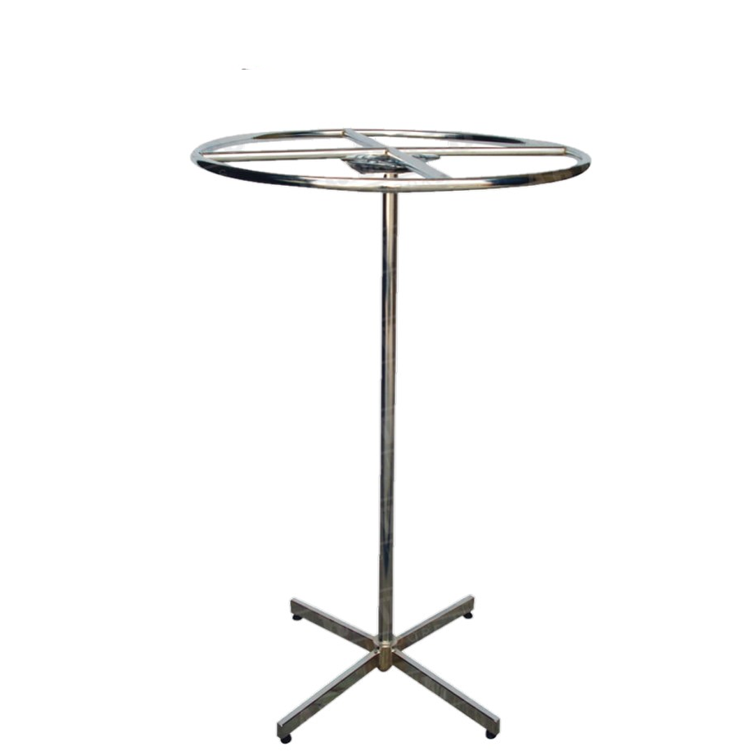 ME-12 RACK REDONDO GIRATORIO CROMADO 1