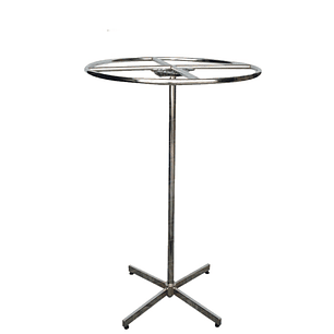 ME-12 RACK REDONDO GIRATORIO CROMADO