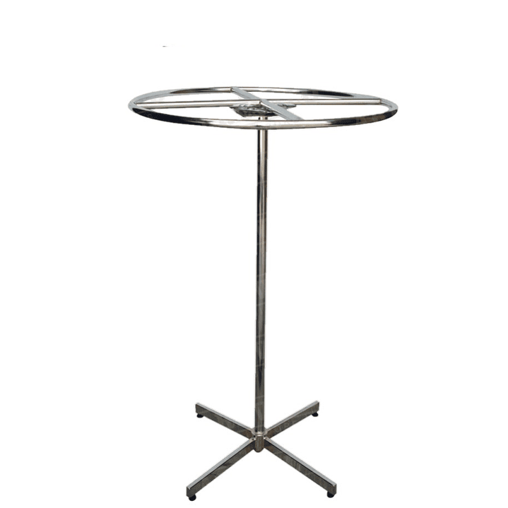 ME-12 RACK REDONDO GIRATORIO CROMADO 1