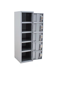 LOCKER DE 5 PUERTAS PARA CELULAR