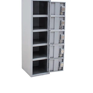 LOCKER DE 5 PUERTAS PARA CELULAR