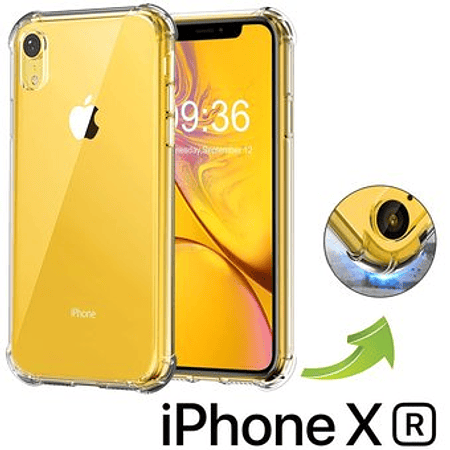 Carcasa iPhone XR Transparente Bordes reforzados