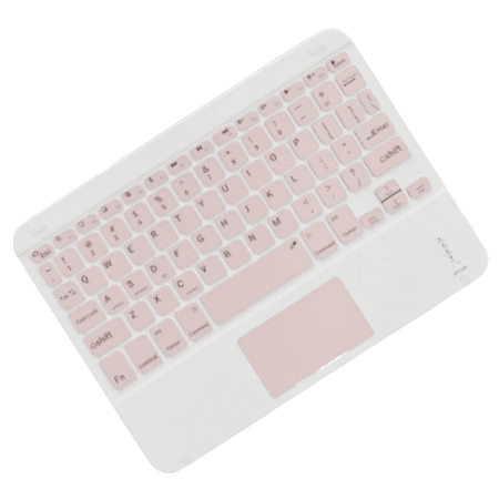 Teclado Bluetooth con Mouse (Color: Rosa)