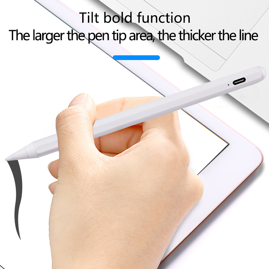Lápiz Táctil para iPad con Carga Magnética + Punta de Repuesto