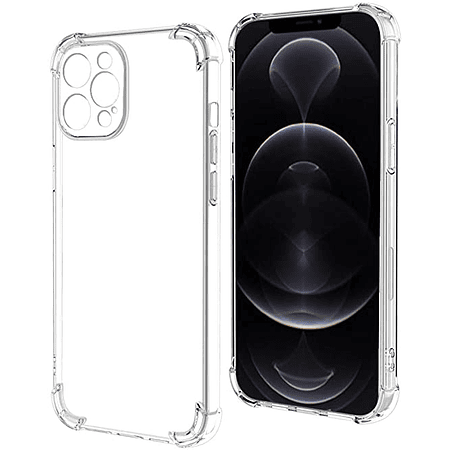 Carcasa iPhone 12 Pro Max (6.7") - Transparente Camara Cubierta