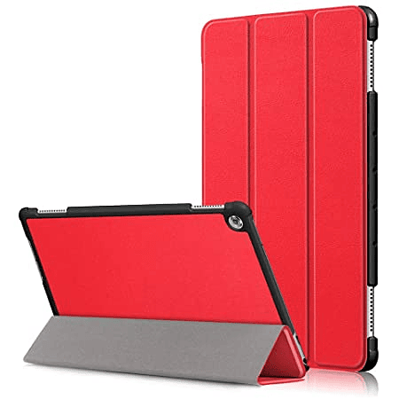 Huawei Mediapad M5 Lite 10“ - Funda Smart Cover (Color Rojo)