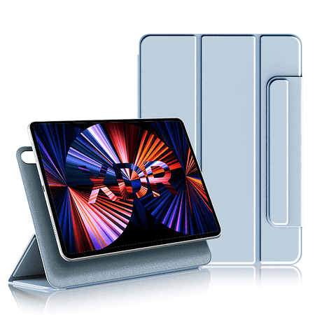iPad Pro 11" 2020/2021 M1 y 2022 M2 - Funda Magnetica con Espacio Apple Pencil (Color: Celeste)