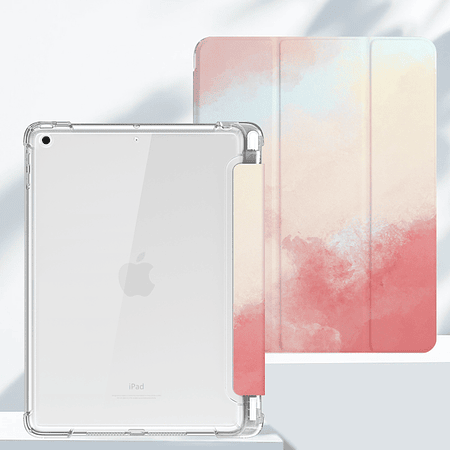 iPad 10,2" (7º, 8° y 9º generación) - Funda con Ranura Apple Pencil | Red Clouds