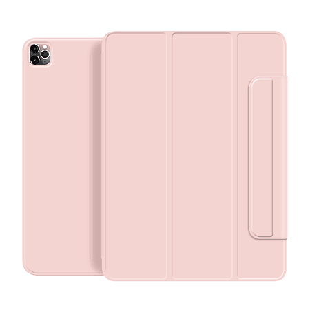 iPad Pro 12.9" 2020/ 2021 M1 - Funda Magnetica con Espacio Apple Pencil (Color: Rosa)