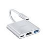 Hub USB-C 3 en 1 Usb, HDMI, PD tipo C - Hoco