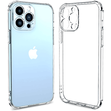 iPhone 13 Pro Max (6.7") - Carcasa Transparente con Protección de cámara