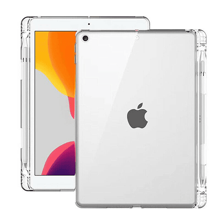 iPad 10.2" (7ma / 8va / 9na Gen.) - Carcasa Transparente con espacio para Apple Pencil