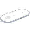 Cargador Inalámbrico 3 en 1  Hoco - Celular, Audífonos y Apple Watch
