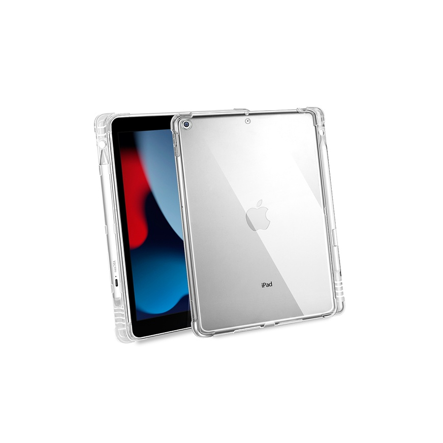 iPad 9.7 6ta Generación - Carcasa Transparente con espac...