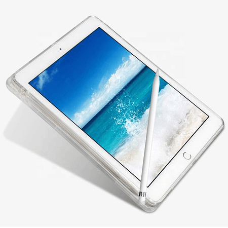 iPad 9.7" 6ta Generación - Carcasa Transparente con espacio para Apple Pencil